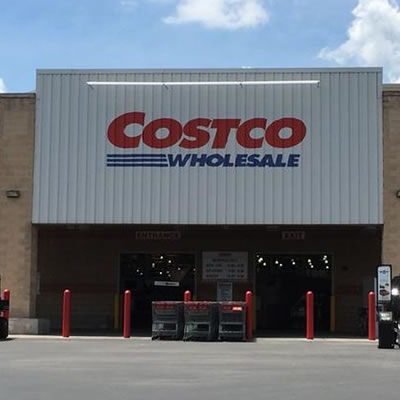 Picture of Costco store. 