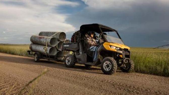 The Can-Am Defender utility model. 