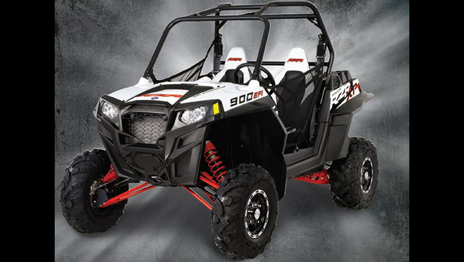 Picture of a Polaris RZR 900 ATV. 