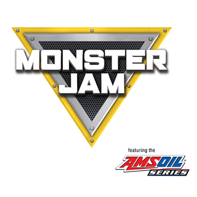 Graphic of Monster Jam/AMSOIL. 