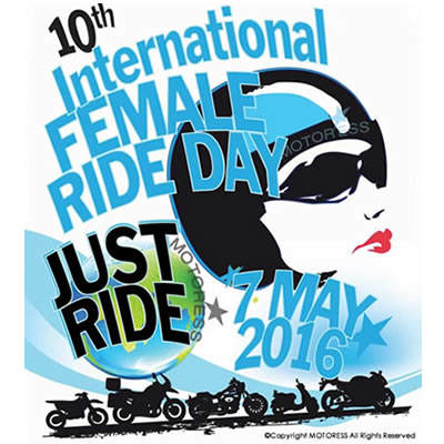 Graphic for International Female Ride Day. 