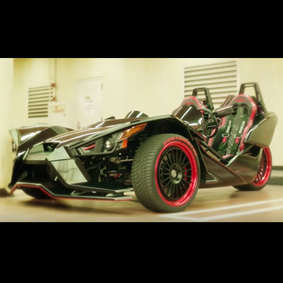 Picture of the Polaris Slingshot vehicle. 