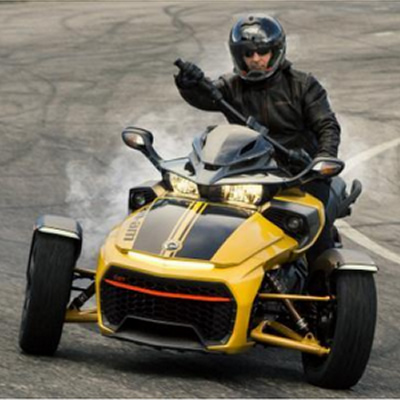 NASCAR-inspired 2017 Can-Am Spyder F3-S vehicle.