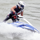 man on personal watercraft