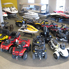 Photo of Banner Recreation and Marine's showroom in Kelowna featuring their products.