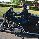 Renee Charbonneau on her bike