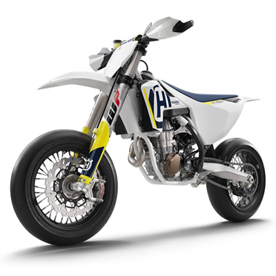 New 2018 Husqvarna FS 450 Supermoto bike. 