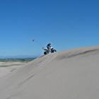 ATVer at the sand dunes in St. Anthony, Idaho