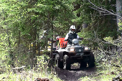 Kamloops food bank being presented with funds from Kamloops ATV Club