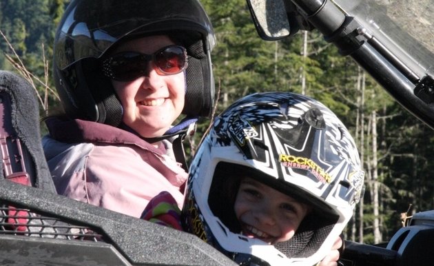 Family ride at Harrison Lake