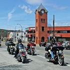 Motorcycles in down town Cranbrook